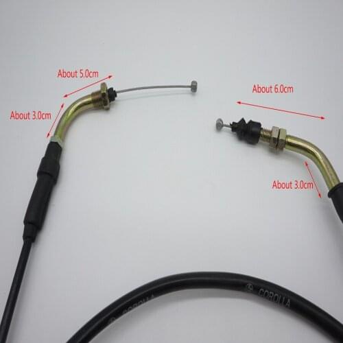 A141 Motorcycle Scooter Moped ATV GY6 Scooter Throttle Oil Cables Gas Line WH100 Throttle Oil Wires Lines