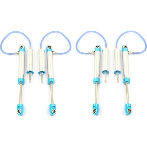 4Pcs Negative Pressure Piggyback Shock Absorber for 1/10 RC Crawler Axial SCX10 RR10 Wraith CAPRA Traxxas TRX4 TRX6