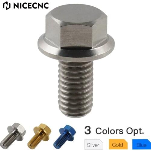 NICECNC Crankcase Oil Filler Drain Plug Screw Bolt For Yamaha RAPTOR 80 50 350 GRIZZLY 125 BLASTER 200 WARRIOR BIG BEAR Exhaust