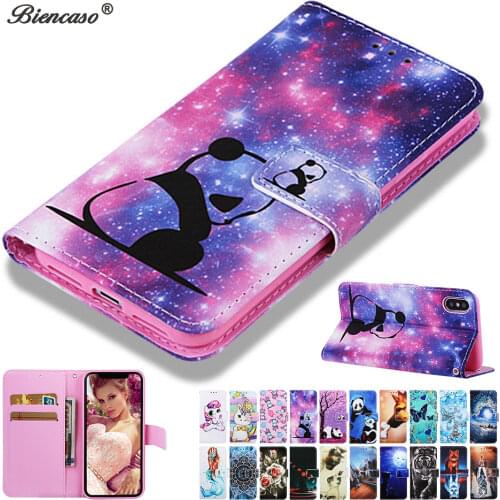 Cute Panda Pattern Wallet Flip Cases For iPhone 11 Pro MAX Card Slot Back Cover For iPhone XR X XS 6 6S 7 8 Plus 10 Fundas Bags