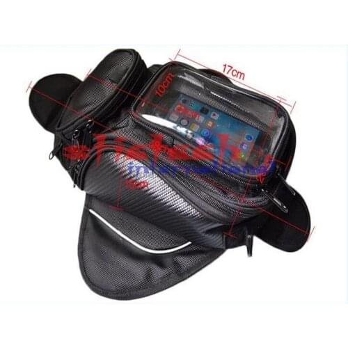 By dhl or ems 50pcs Motorcycle TANK OIL FUEL Magnet BAG Motorbiker Waterproof GPS bags TANK BAG Luggage BIG View Area
