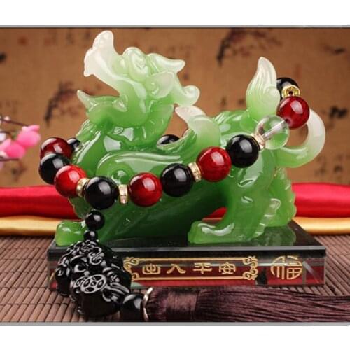 Coloured glazed Unicorn beauty scent perfume seat Automobile High grade automobile Arts wild animal crafts Home Decoration Statu