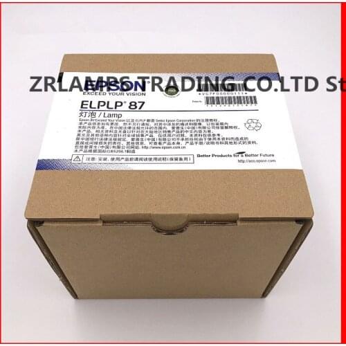 ELPLP87 100% Original Projector lamp With Housing (OEM) EB-520 EB-525W EB-530 EB-535W EB-536WI BrightLink 536WI 2140W