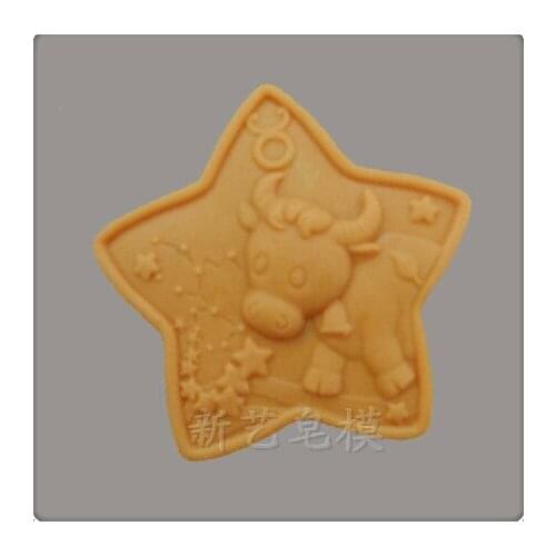 Constellation of the Taurus soap mold fondant mold sugar mold siilcone chocolate mold
