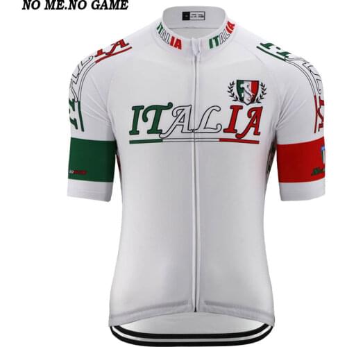 NO ME NO GAME-Pro 2020 men Italy national team cycling jersey national flag emblem racing cycling wear road / mtb bike jersey