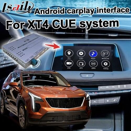 Android / carplay interface box for Cadillac XT4 2019 GPS navigation video interface mylink CUE intellilink system by Lsailt