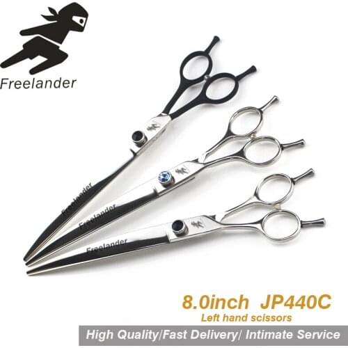 8.0 inch pet hairdressing scissors set pink set high class pet dog scissors hair care & styling