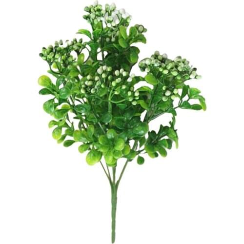 2021 New Artificial Plant Fashion Realistic Faux Green Plants Decorative Wedding Household Party Artificial Ferns Decor Supplies