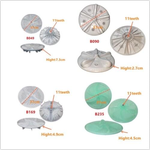 11 Teeth Diameter 37cm Washing Machine Pulsator Replacement Part Wave Plate Pulsator