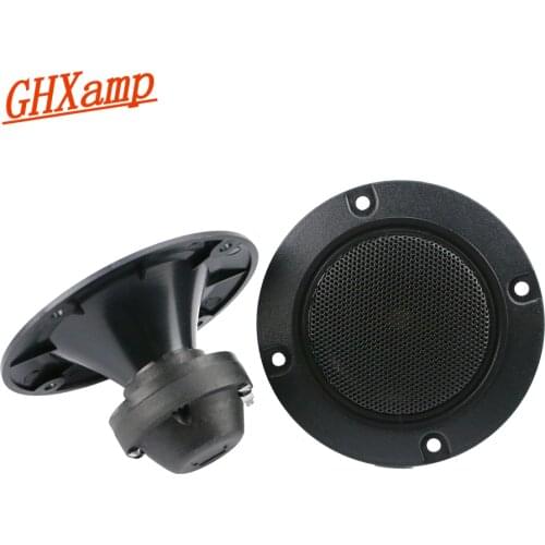 Ghxamp 3 inch Piezoelectric Tweeter Speaker Drive Head 30W Ceramics Buzzer 102mm 95DB New Round Piezo Treble Loudspeaker 2PCS