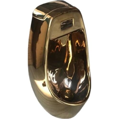 Bathroom wc urinals golden silver color gold Ceramic Toilet Urinal