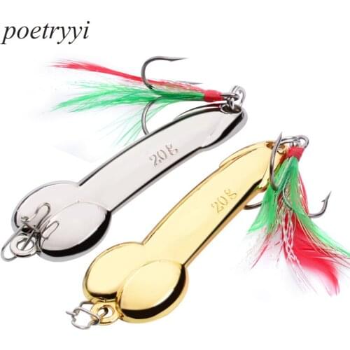 POETRYYI spoon fishing lure 5g 10g 15g 20g silver/ gold metal fishing bait spinnerbait Treble Hook hard lures 10