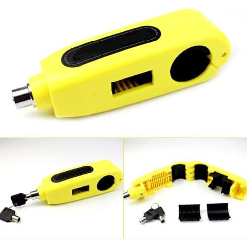 Portable Practical Multi-functional Durable Motorcycle Brake Throttle Grip Scooter Handlebar Anti Theft Protection Locks