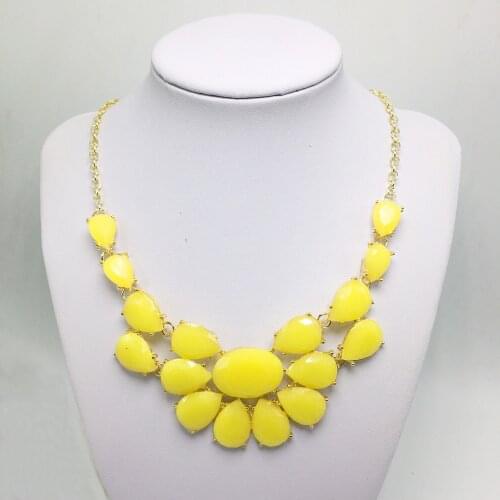 SALE Big Pendent Necklace Women Sale Gold Simple Necklace Bohemia Fashion Jewelery Collares Metal Statement F1028