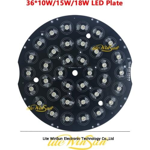 LED Plate Disk for 36*10W 36*15W 36*18W RGBW RGBWA RGBWA-UV LED Wash Moving Head Light LED Board 44V