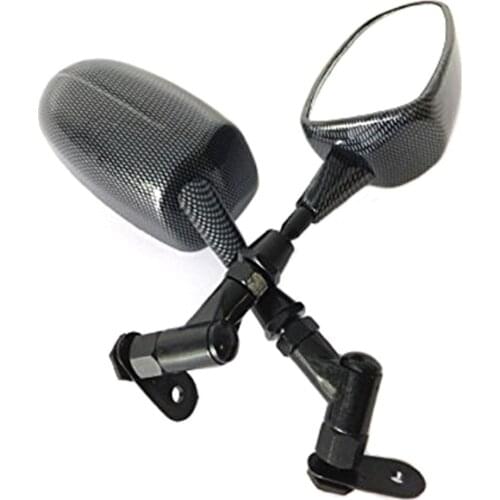 Aftermarket free shipping motorcycle parts Mirrors for Honda CBR 600RR Kawasa Ninja 636 ZX6R Yama YZF R6 R1 Carbon fiber