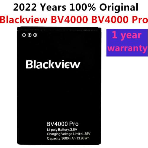 100% Original New 3680mAh Battery BV4000 For Blackview BV4000 BV 4000 Pro MTK6580A Phone High Quality battery