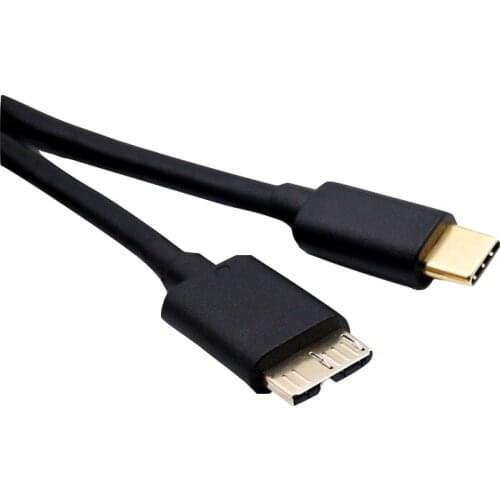 10x Gold Plated USB 3.1 Type C Male to USB 3.0 Micro B Male Plug HDD Enclosure Fast Data Sync Connector Cable 0.5m/1m/1.8m