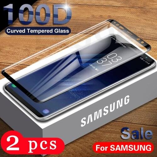 2Pcs full cover for samsung galaxy note 10 lite 10 plus pro 9 8 protective film tempered glass phone screen protector on glass