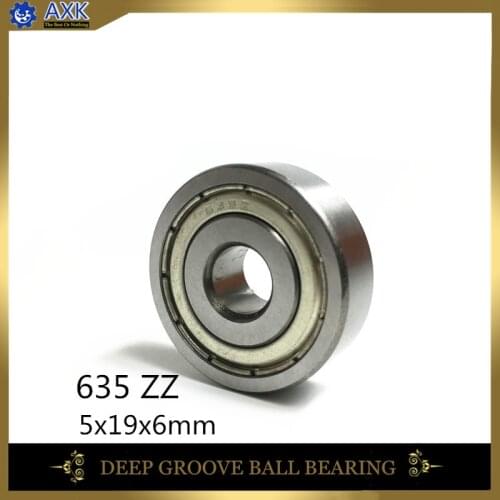 635ZZ Bearing ABEC-5 ( 10 PCS ) 5*19*6 mm Miniature Sealed 635Z Ball Bearings 635 ZZ