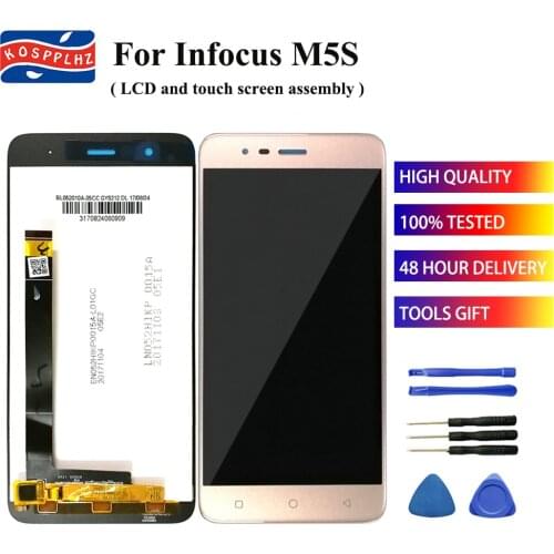 AAA+High Quality For infocus M5S LCD Display and Touch Screen Assembly Digitizer Replacement 5.2 Inches Phone Accessories+Tools
