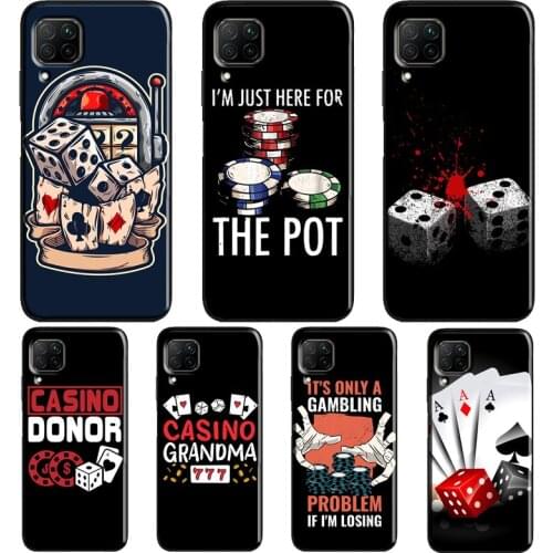 Casino Gambling Case For Huawei P30 Pro P20 P40 Lite Mate 20 10 P Smart 2019 2021 Nova 5T Honor 8X 9X 10i