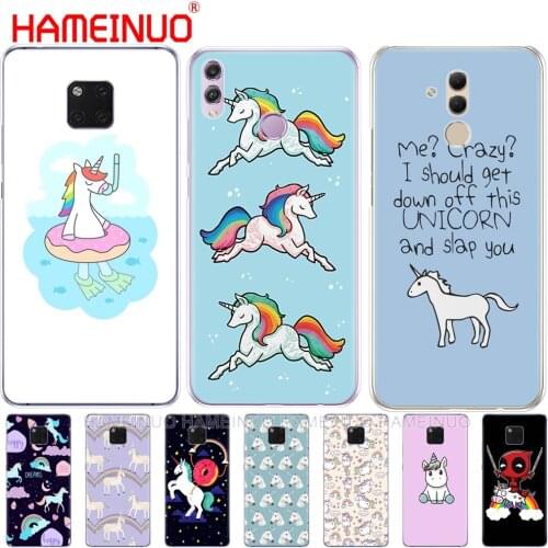 Unicorn horse Cover phone Case for Huawei NOVA 3 3i mate 20 pro for honor 8x max note 10
