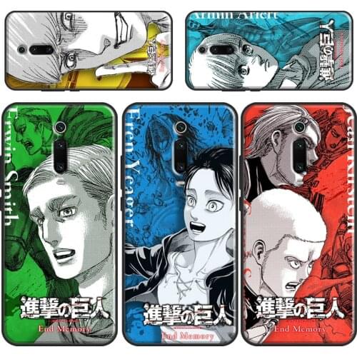 Anime Attack on Titan Phone Case For Xiaomi Mi 11 Lite Ultra 9 10 9T 10T Pro POCO M3 Pro F2 F3 POCO X3 Pro Cover
