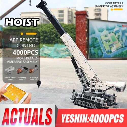Mould King 17002 High-Tech Car Toy The MOC-20920 Liebherrs LTM 11200 Excavator Model Compatible Building Blocks 42082 Gift