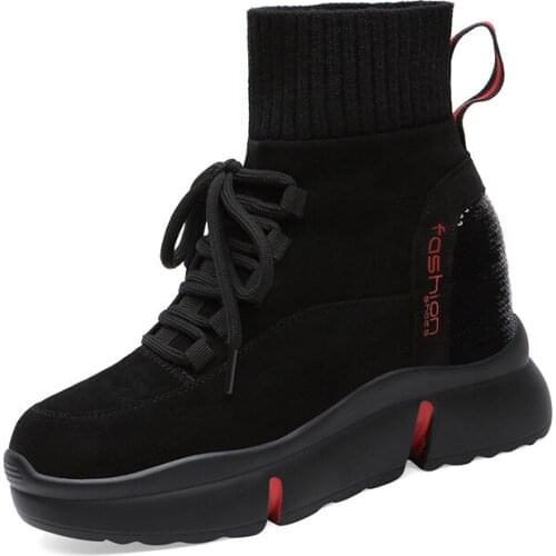 Женские ботильоны на танкетке EAEOVNI China At AliExpress