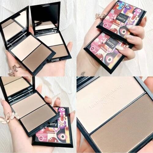 Makeup Contour Powder Highlighter Bronzer Palette Matte Brighten Face Body Shadow Beauty Makeup Highlight Face Blush Cosmetic