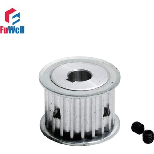 HTD5M-15T Timing Pulley With Keyway 21mm Belt Width Toothed Belt Pulley 8/10/12mm Bore 5M 15Teeth Synchronous Pulley
