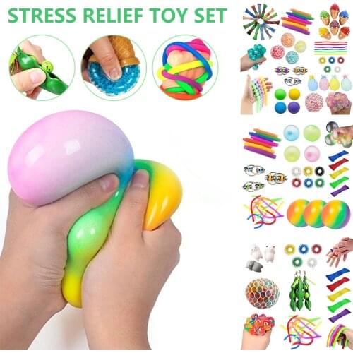 Fidget Toys Sensory Toy Set Anti Stress Toy Set Relief Stress Sensory Anxiety Stress Relief Toy Set For Kids Adult 14/15/16pcs