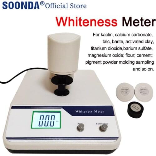 Wheat Flour Whiteness Meter Starch Whiteness Tester Calcium Carbonate Talc lime magnesium oxide Pigment Power Whiteness Detector