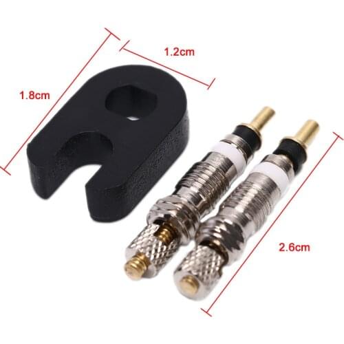 Bicycle MTB Bike Valve Core Presta To Schrader French Air Pump Valve Detachable Presta Valve Core Replacement 3pcs/set