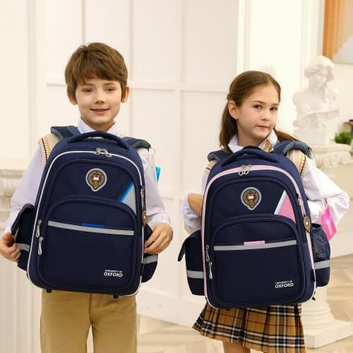 2021 New University of Oxford spinal care orthopedic backpack school bag for girls boys class 2-6
