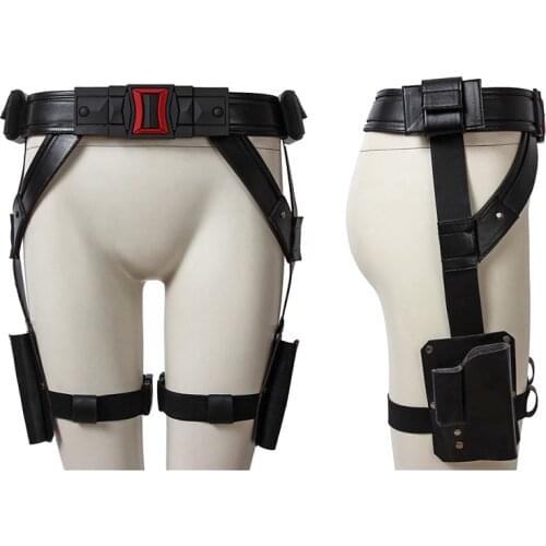 Adult Women Superheroine Widow Natasha Romanoff Belt Cosplay Costume Waist Decoration Accessories