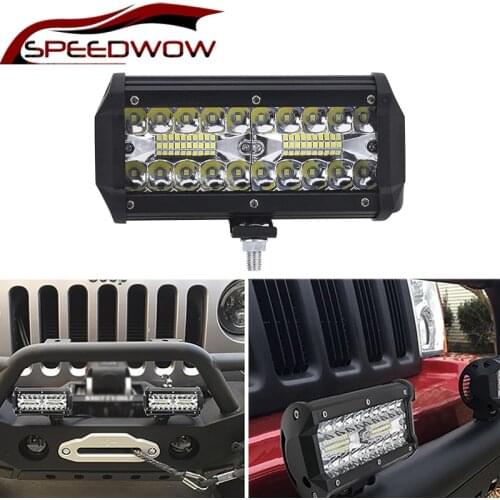 SPEEDWOW LED Bar Combo Led Light Bars Work Light Combo Beam Work Light Spotlight for Driving Offroad Boat Car Tractor Truck