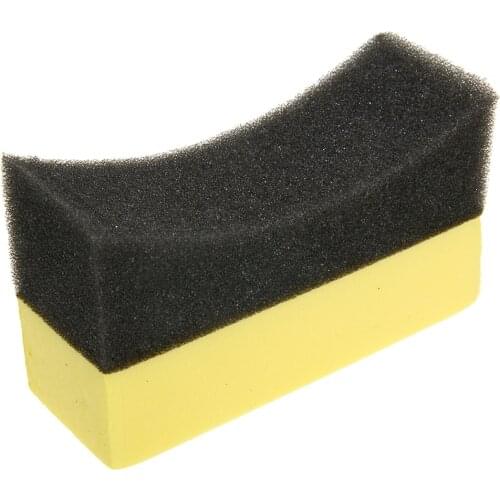 1Piece U Shaped Car Wheel Tire Washing Waxing Polishing Sponge Cleaning Pad For Tire Coating Applicator Car Cleaning