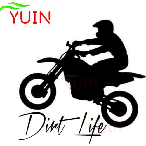 Personality Car Sticker Outdoor Decal Dirt Bike Dirt Life Automobile Styling Decal Fashion PVC Decoration Waterproof Decals