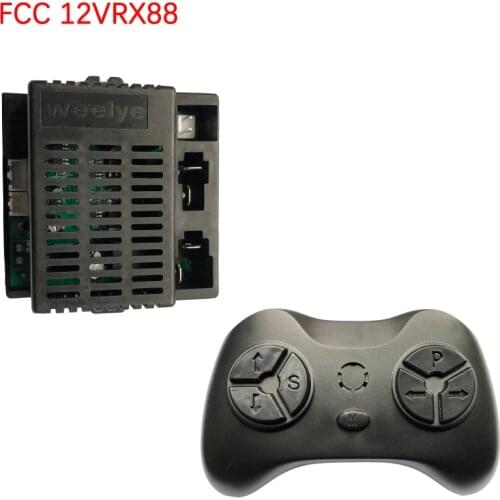 Weelye RX88 12V FCC can ride on baby electric toy car 2.4G Bluetooth remote control receiver with smooth start function