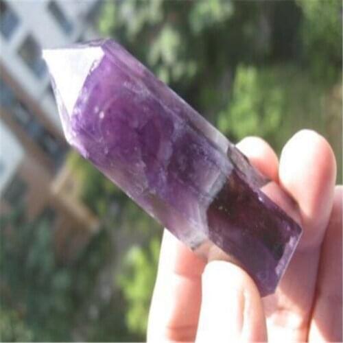 1 kg, fantasy amethyst pillar, household decoration wand point