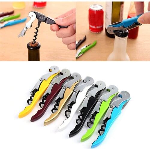 New 1PC Stainless Steel Multifunctional Can Wine Bottle Opener Cutter Beer Bar Restaurant Tools Jar Opener Kitchen Accessories