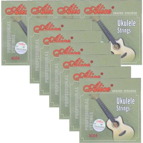 10Sets Alice Ukulele Strings Soprano Clear Nylon 4 Strings Set AU04