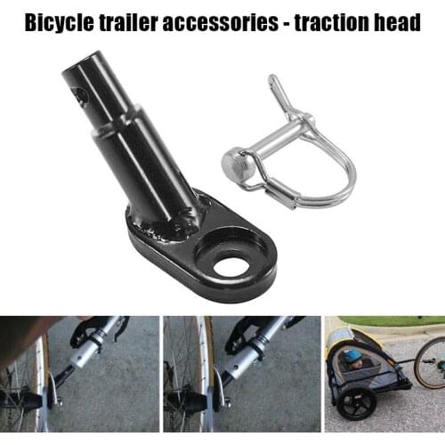 2019 Steel Bicycle Rear Steel Bicycle Trailer Hitch Mount Adapter Bike Ball Coupler Heavy Duty Hitch Lock Height Adjustable