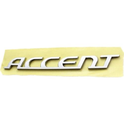 86311-1E000 Trunk Emblem For Hyundai Accent Auto Hinten Trunk Emblem ABS Chrom Abzeichen Logo Typenschild Aufkleber 863111E000