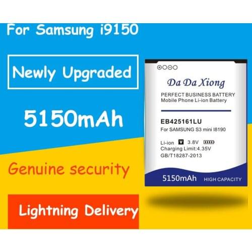 EB425161LU 5150mAh Battery for Samsung galaxy s3 mini i8190 i699 ace 2 i8160 S7562 S7562I S7568 i8190N i739 S7560 S7580