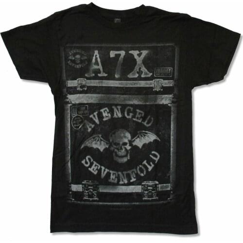 Avenged Sevenfold Case Black T Shirt New Official Adult A7X
