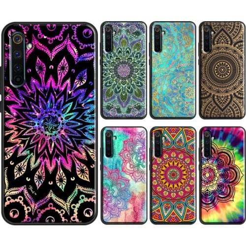 Watercolor nebula Mandala Flower For OPPO Realme GT Neo 6 7 8 Pro X2 X7 C11 C21 C3 Cover For OnePlus 8T 8 9 Pro Nord Case
