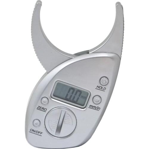 Digital body fat caliper skinfold caliper LCD display Body Fat Caliper Fold Analyzer Measurement Thickness caliper